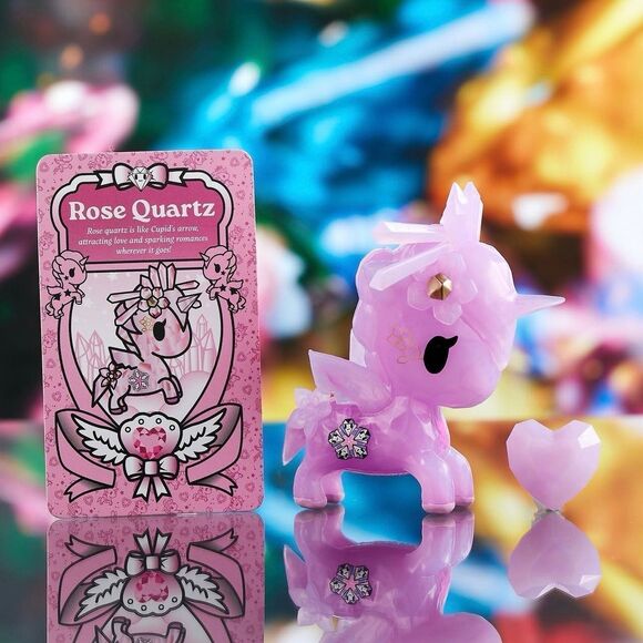 tokidoki Rose Quartz Unicorno from Precious Unicorno Series - Picture 1 of 7